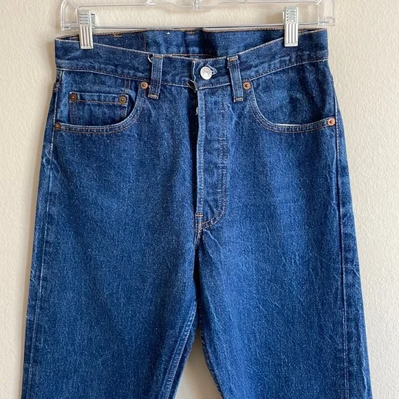 Vintage Levis 501s jeans.